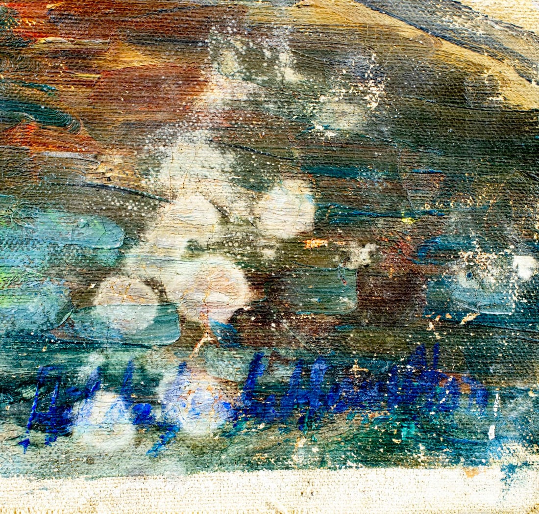 Hildegarde Hamilton (FL,VA,1898-1970) oil painting - 4