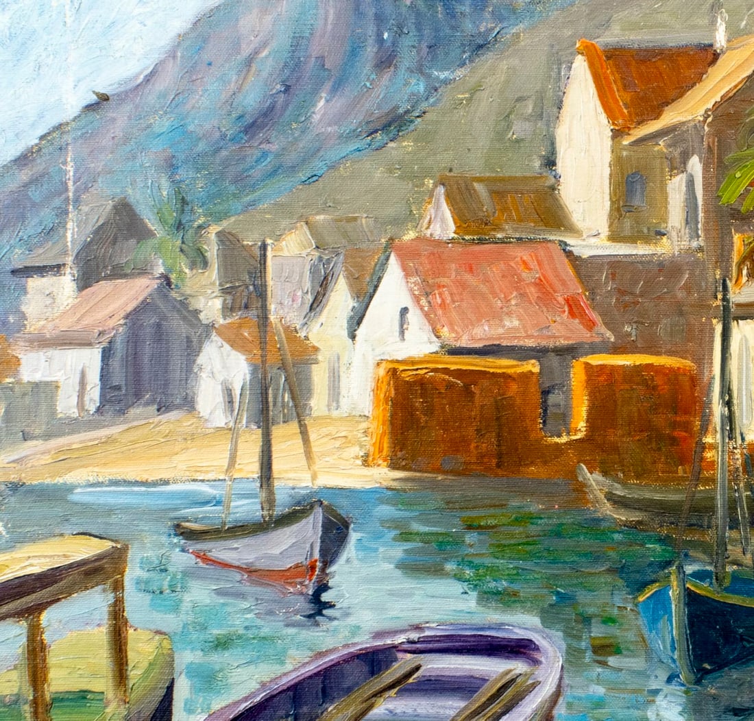 Hildegarde Hamilton (FL,VA,1898-1970) oil painting - 6