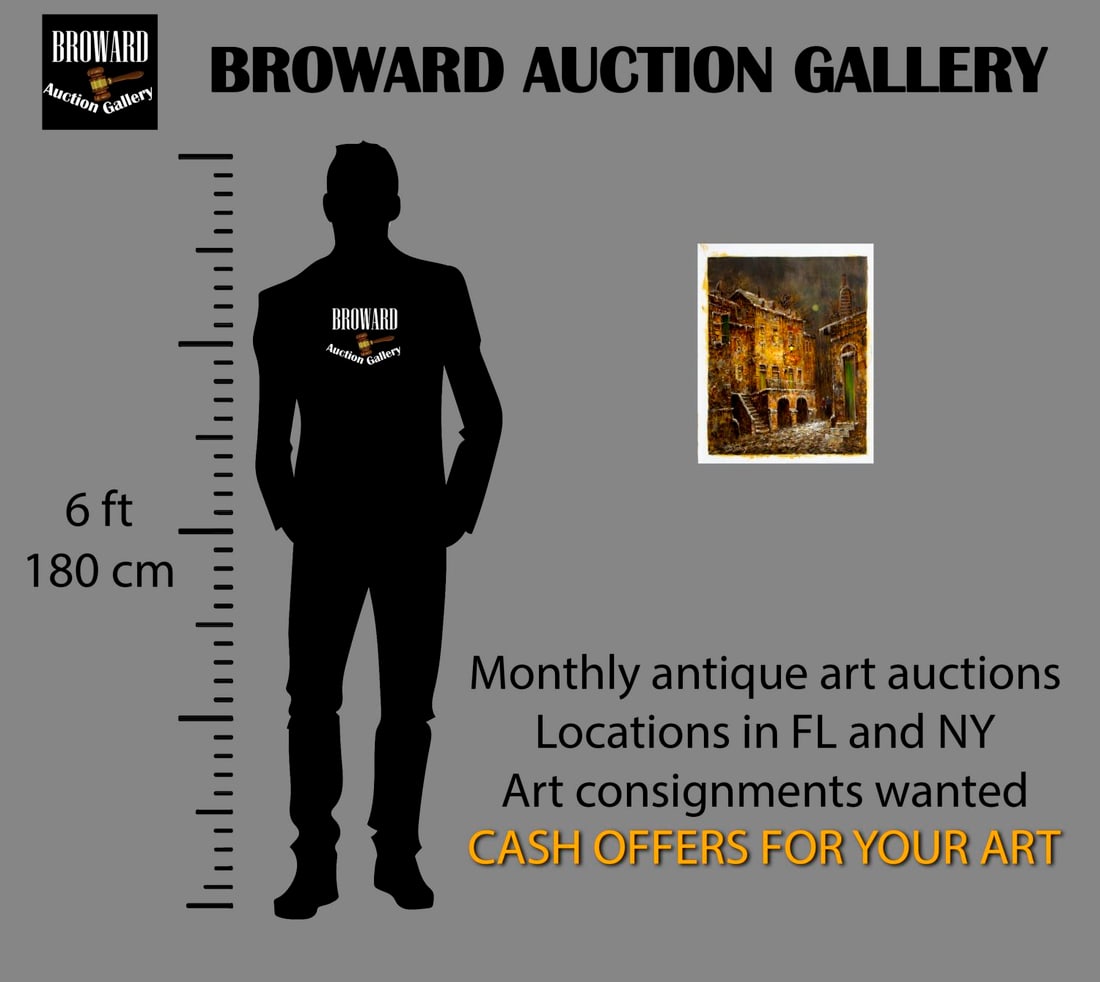 F Berthy (Europe,20C) oil painting - 2