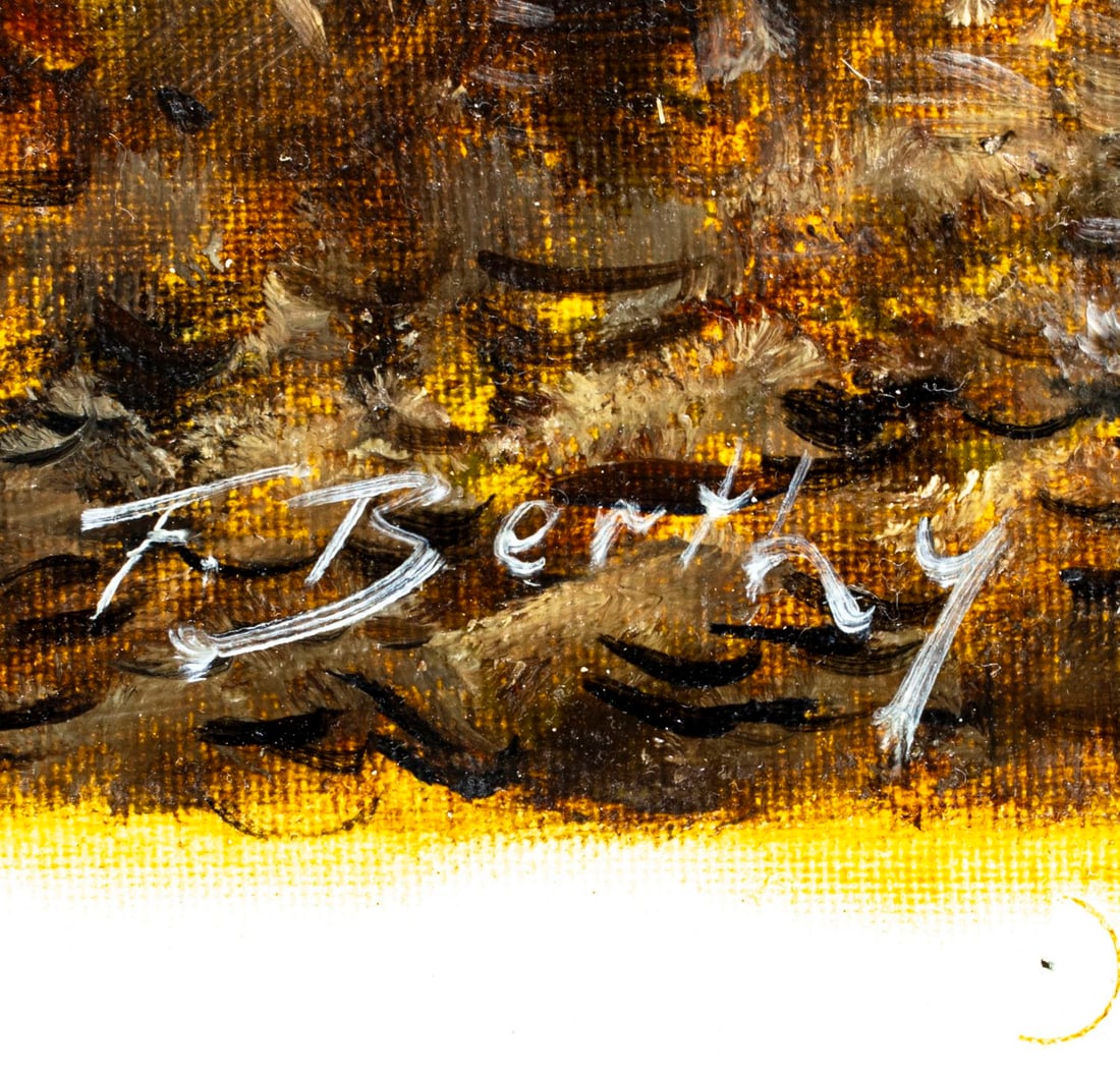 F Berthy (Europe,20C) oil painting - 4