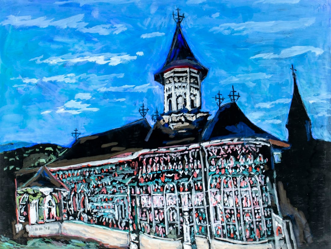 Evelyn Metzger (NY,Brazil,1911-2007) oil painting (1 of 13)