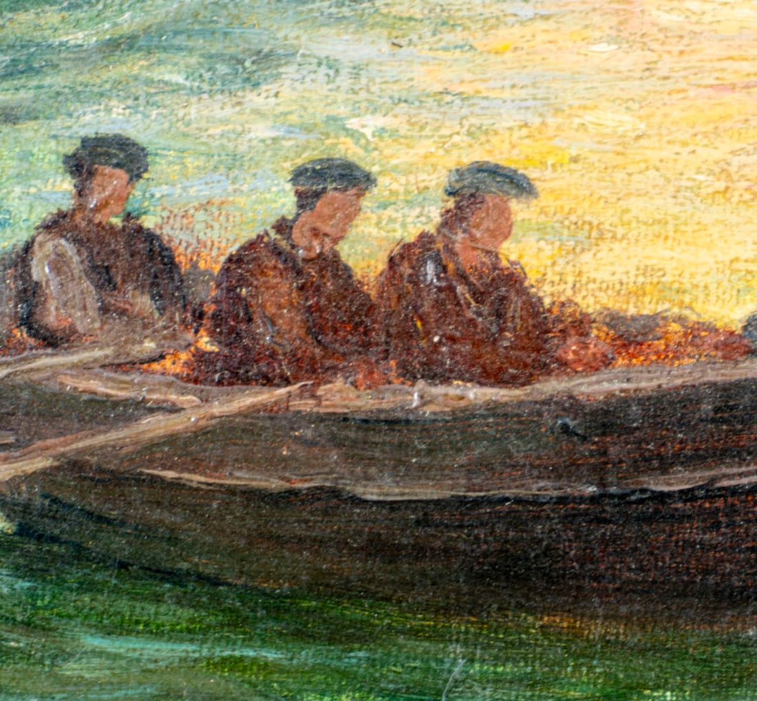 Louis Etienne Timmermans (France,Belgium,1846-1910) oil painting antique - 8