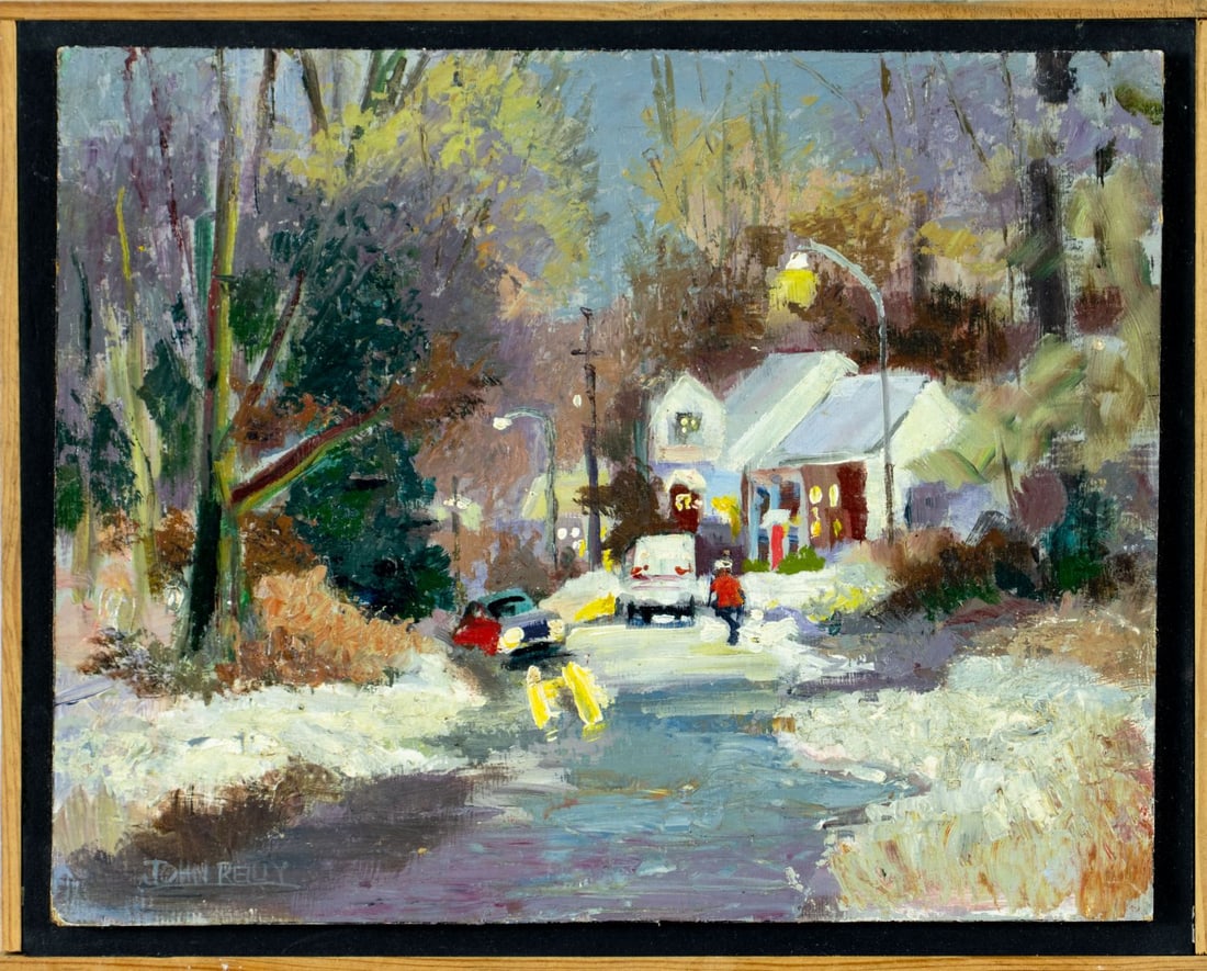 John Reilly (NY,NJ,1942-2021) oil painting - 3