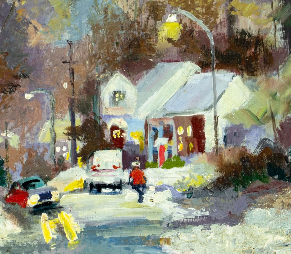 John Reilly (NY,NJ,1942-2021) oil painting - 7