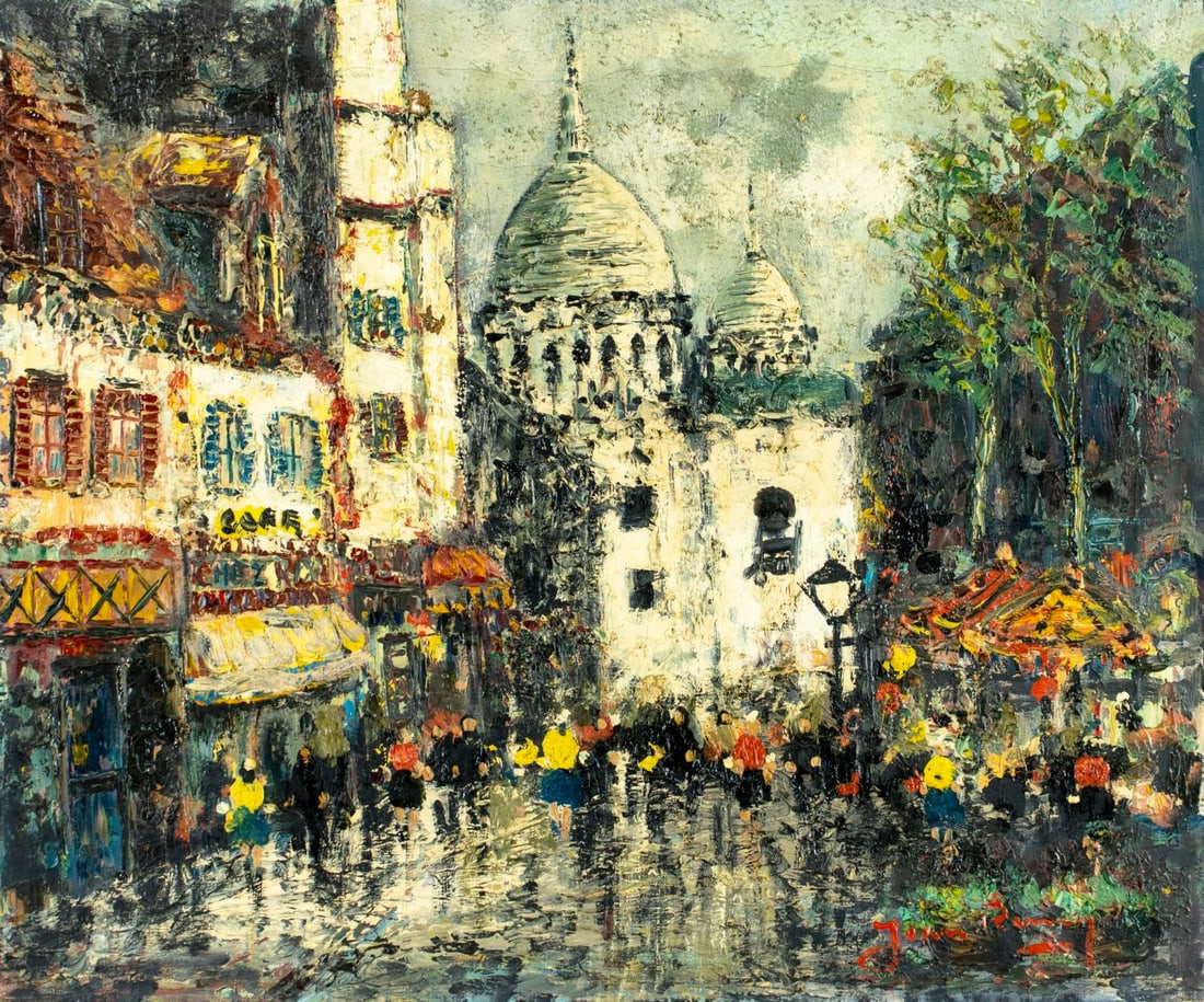 Jean Remy (France,1893-?) oil painting (1 of 12)