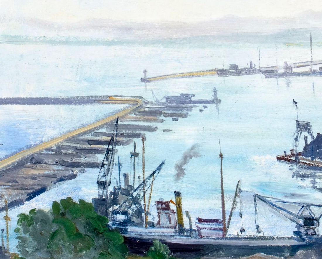 Jean Eugene Bersier (France,1895-1978) oil painting - 7