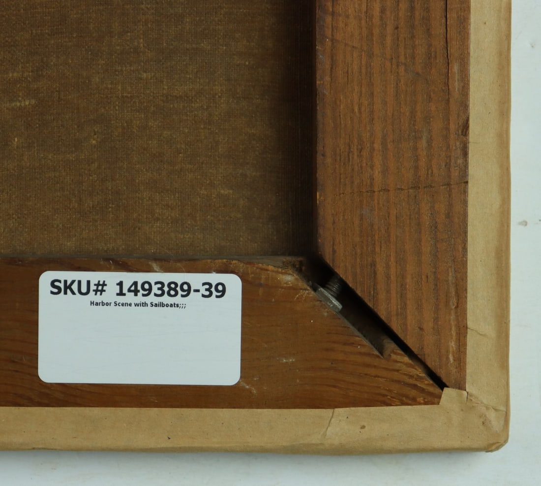 Antique 19C European oil painting - 11