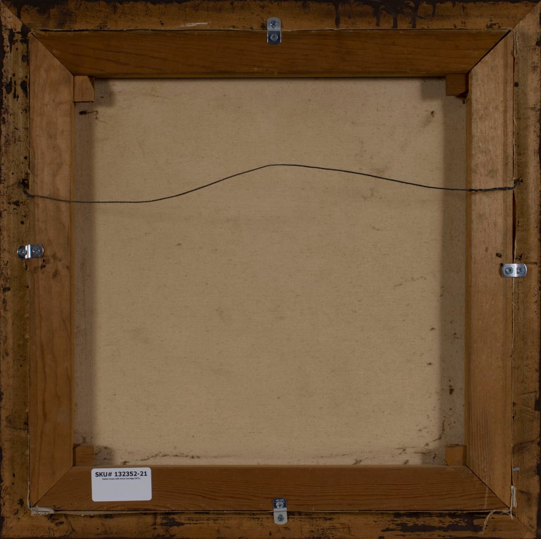 Vintage 20C American oil painting signed - 9