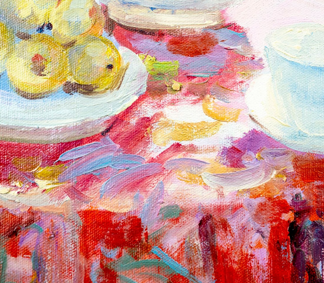 Peter Ho (US,b 1953) oil painting - 8