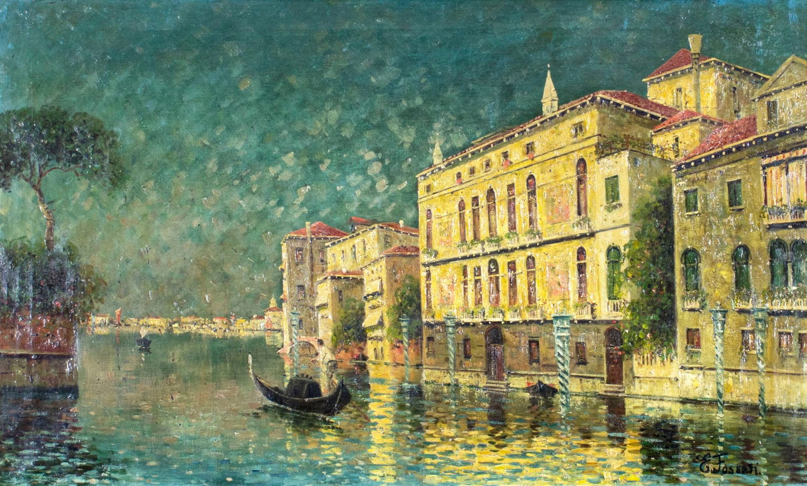 Emilio Fossati (Italy,19/20C) oil painting antique (1 of 12)