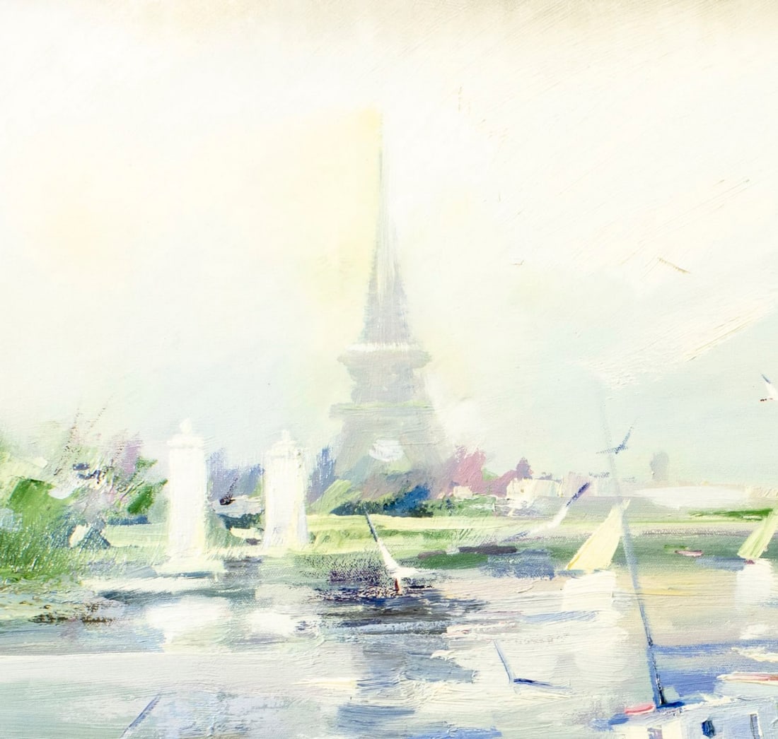 Charles C Gruppe (CT,NY,FL,1928-2019) oil painting - 6