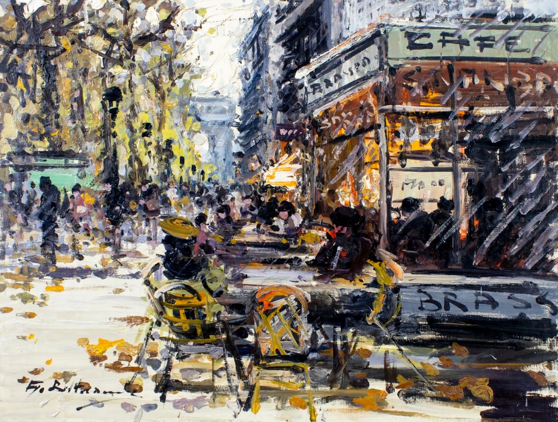 G Beltrame (France,20C) oil painting (1 of 13)