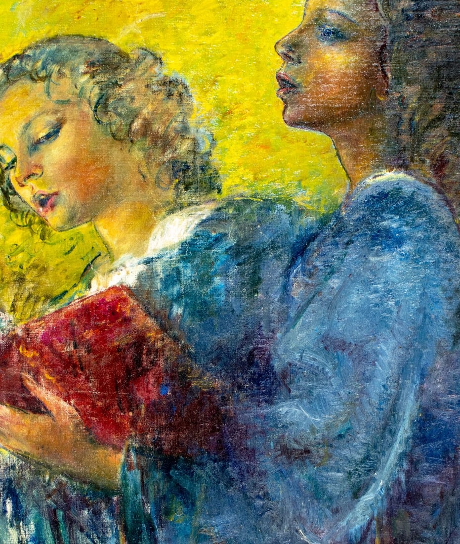 Clara Klinghoffer (NY,UK,Austria,1900-1970) oil painting - 4