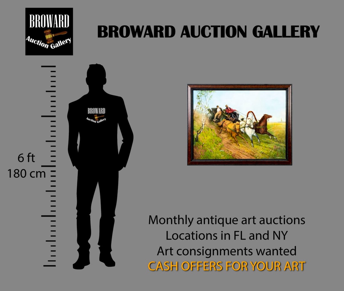 N Syrzov (Russia,20C) oil painting - 2