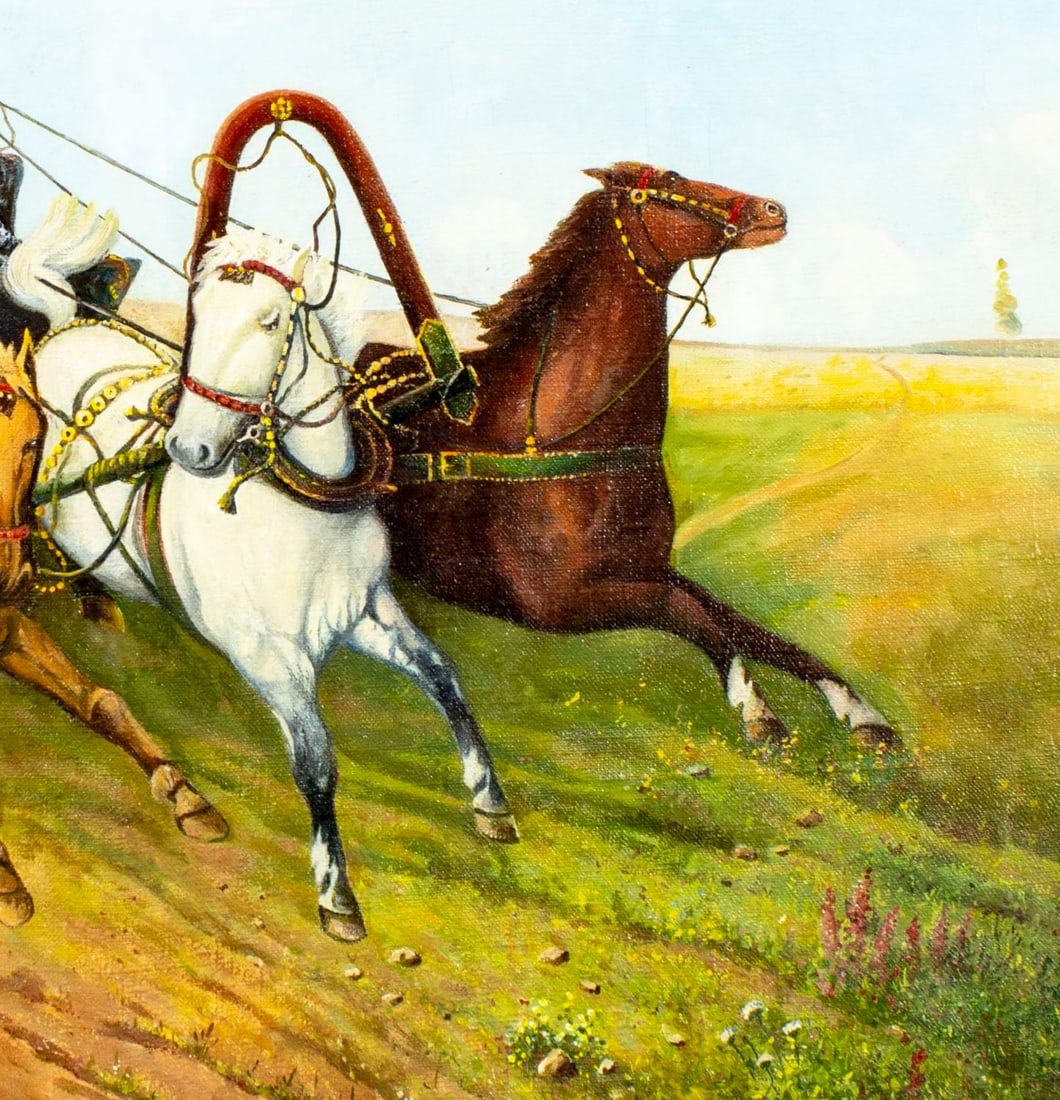 N Syrzov (Russia,20C) oil painting - 7