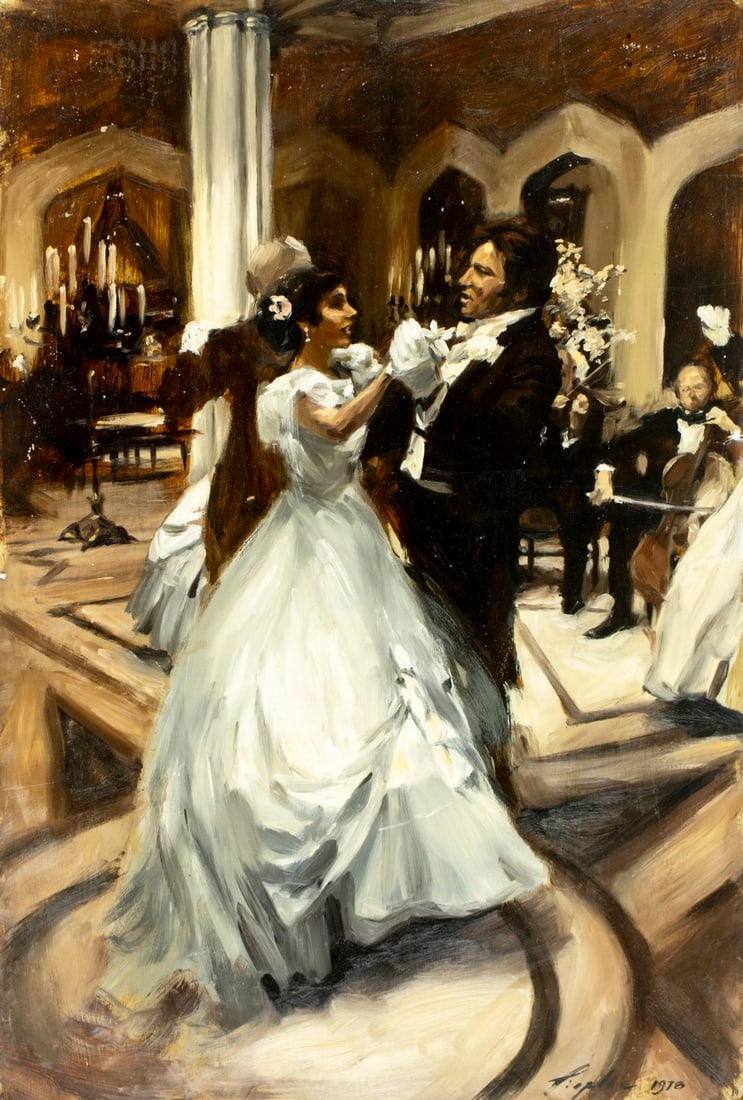 Malcolm T Liepke (MN,b 1953) oil painting (1 of 15)