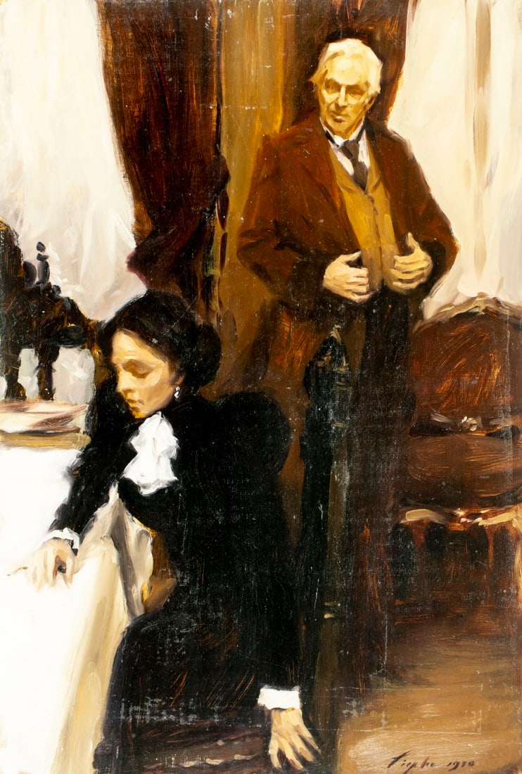 Malcolm T Liepke (MN,b 1953) oil painting (1 of 15)