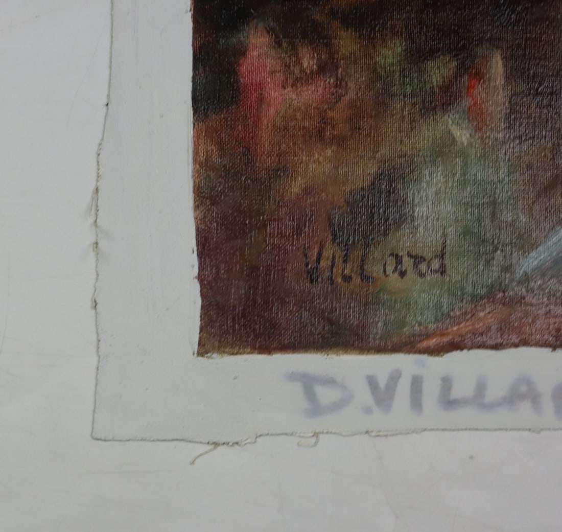 D Villard (Europe,20C) oil painting - 10