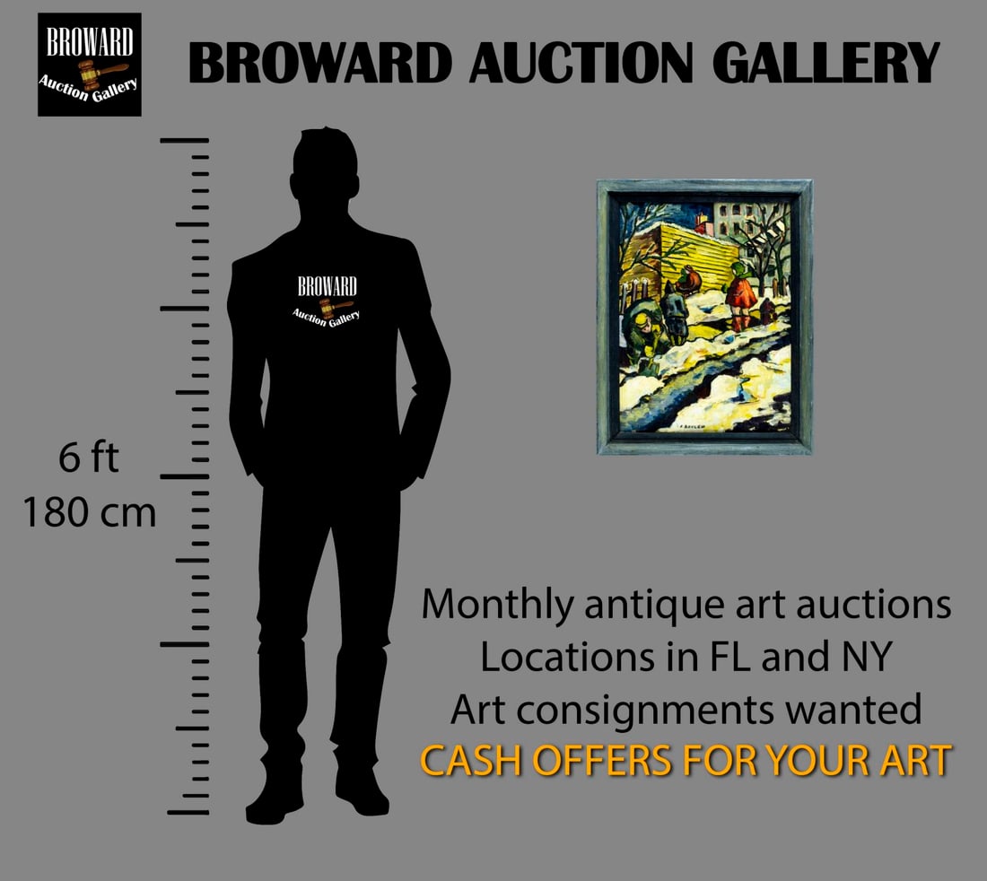 F Baylen (US,mid 20C) oil painting - 2