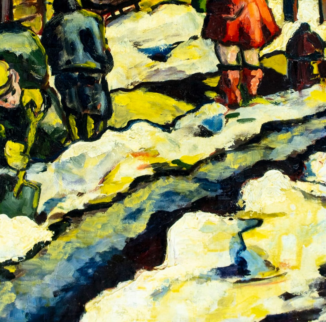 F Baylen (US,mid 20C) oil painting - 6