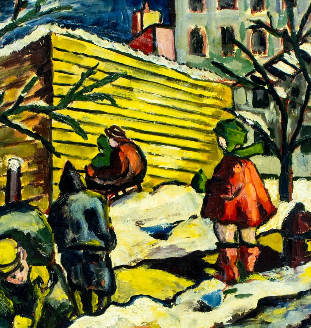 F Baylen (US,mid 20C) oil painting - 7