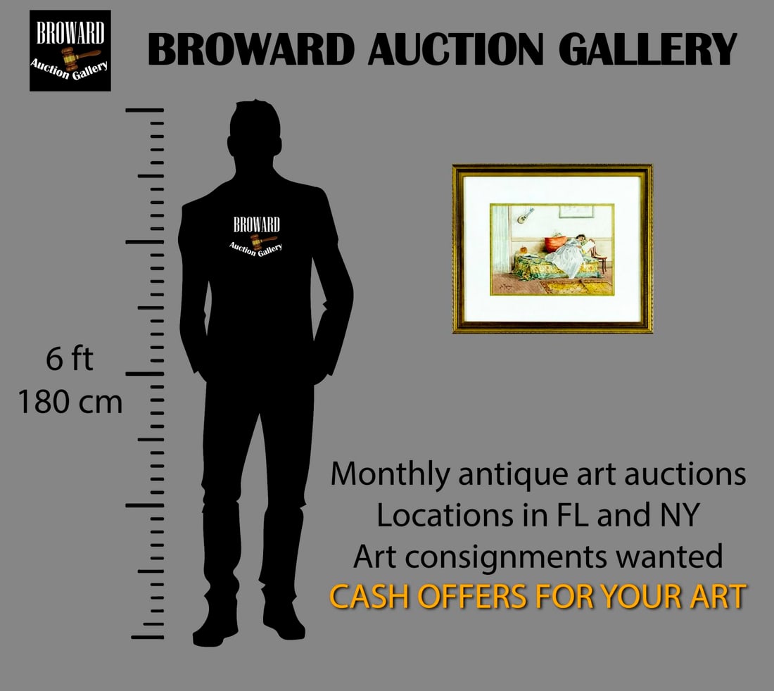 Nairne Rawson (NY,1848-?) watercolor painting antique - 2