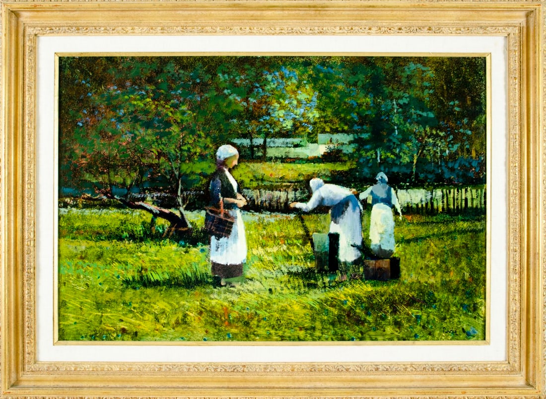 Donald Purdy (CT,1924-2016) oil painting - 3