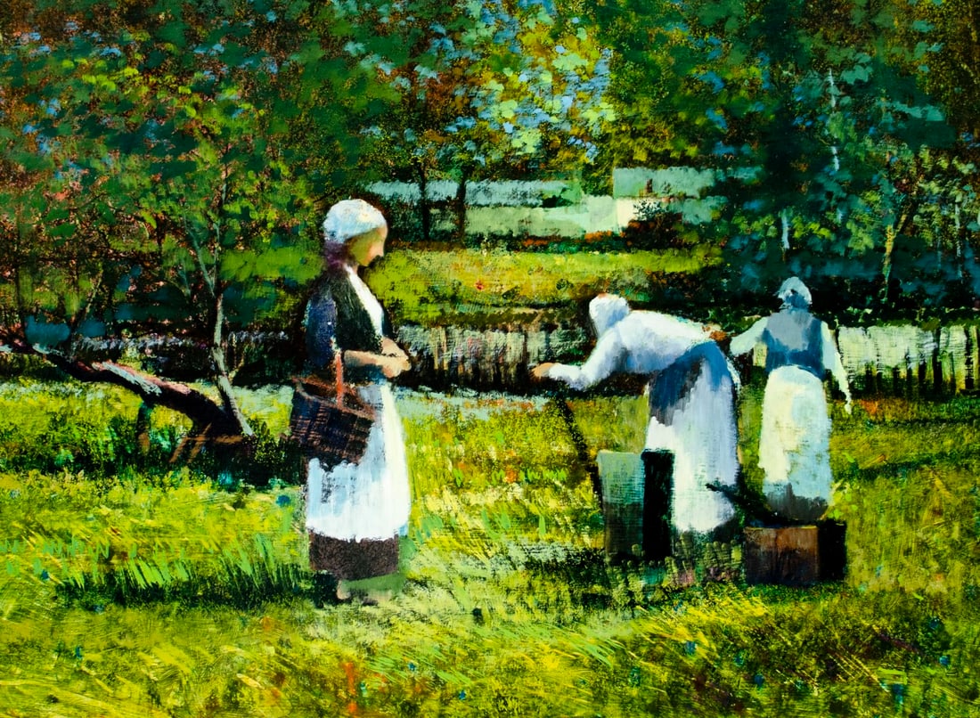 Donald Purdy (CT,1924-2016) oil painting - 6