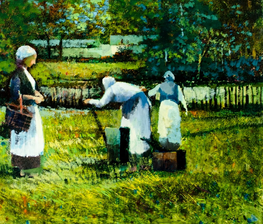 Donald Purdy (CT,1924-2016) oil painting - 8