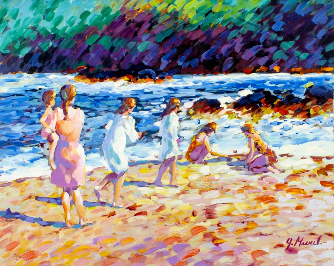 G Marcel (US,20C) oil painting (1 of 13)