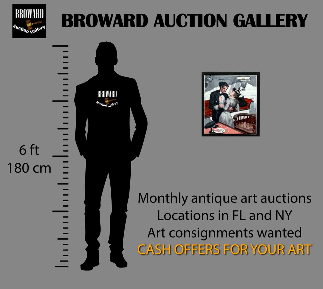 Courtney Allen (NY,MA,1896-1969) oil painting - 2