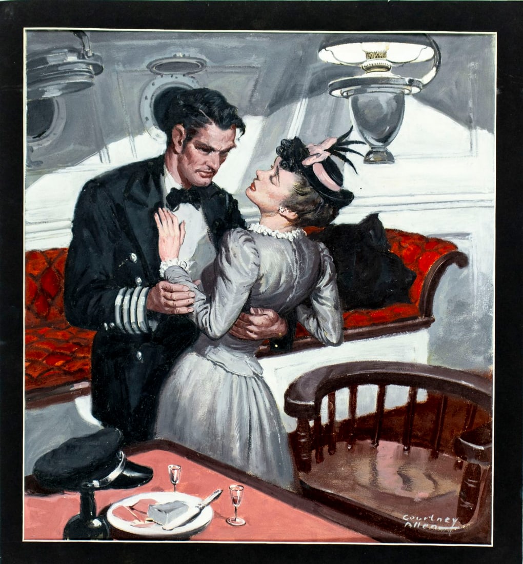 Courtney Allen (NY,MA,1896-1969) oil painting - 3