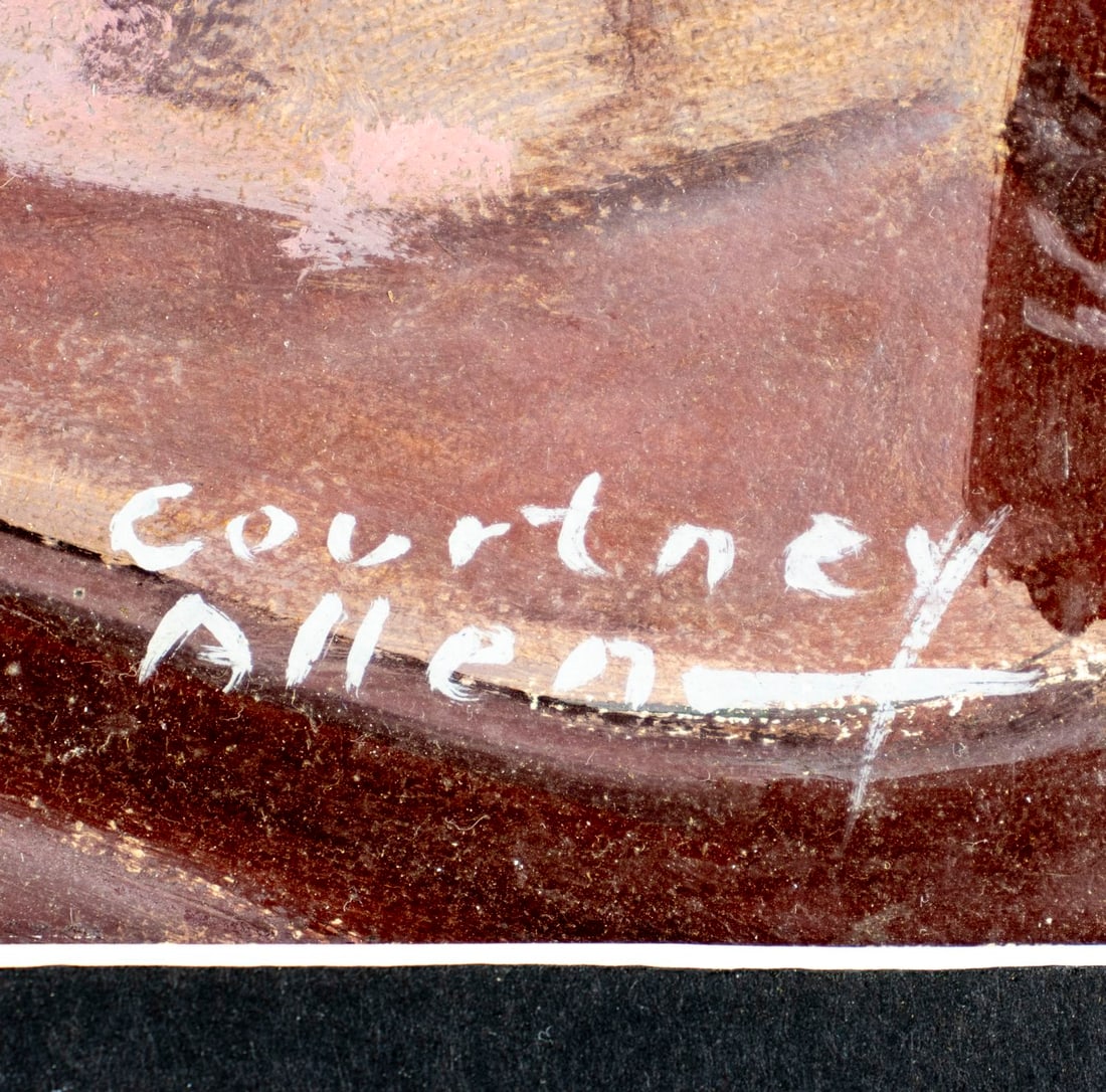 Courtney Allen (NY,MA,1896-1969) oil painting - 4