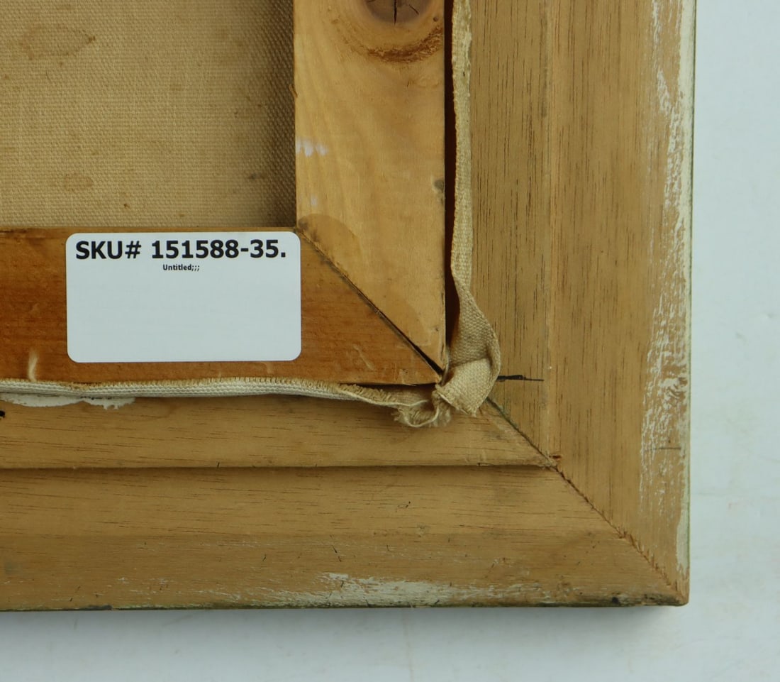 ATTR George Malick (PA,1924-1993) oil painting - 10