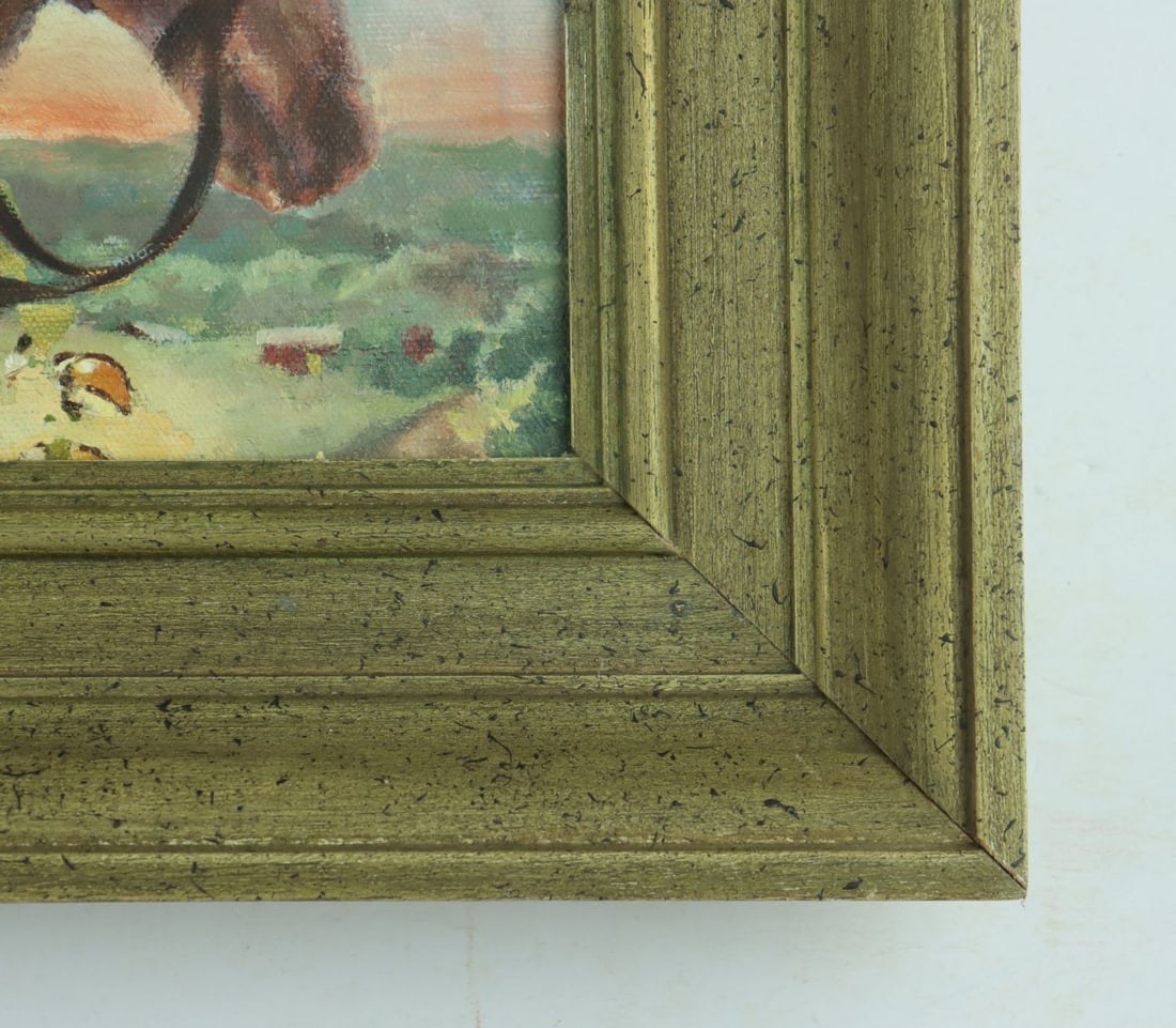 ATTR George Malick (PA,1924-1993) oil painting - 9