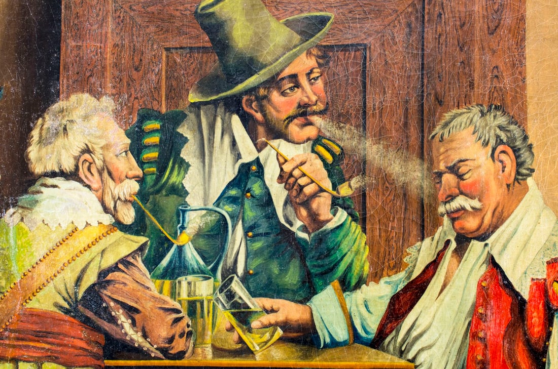 F Rossi (Europe,early 20C) oil painting antique - 7