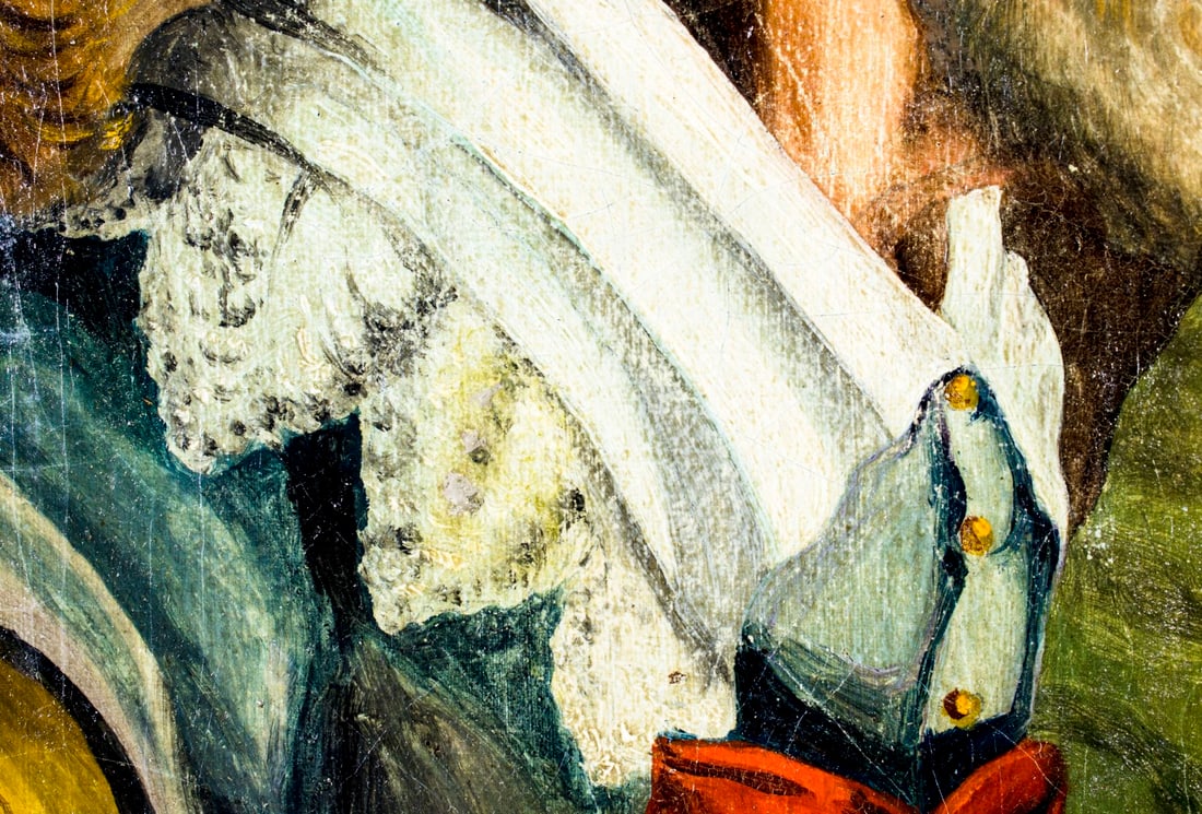 F Rossi (Europe,early 20C) oil painting antique - 8