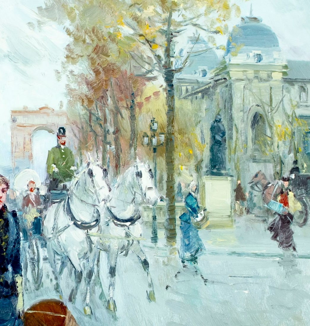 Juan De La Cruz Soler (Spain,b 1951) oil painting - 7