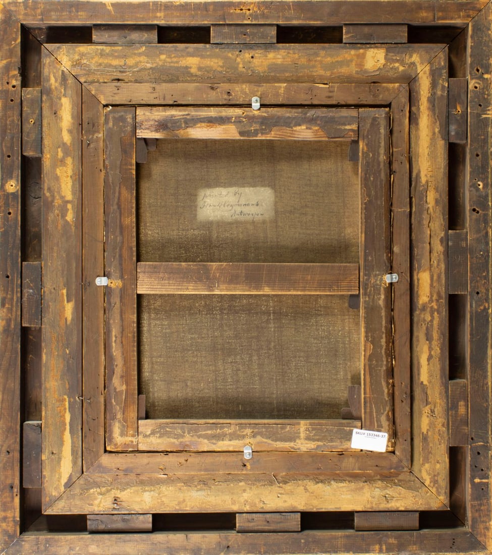 Jean Arnould Heyermans (Belgium,1837-1892) oil painting antique - 9