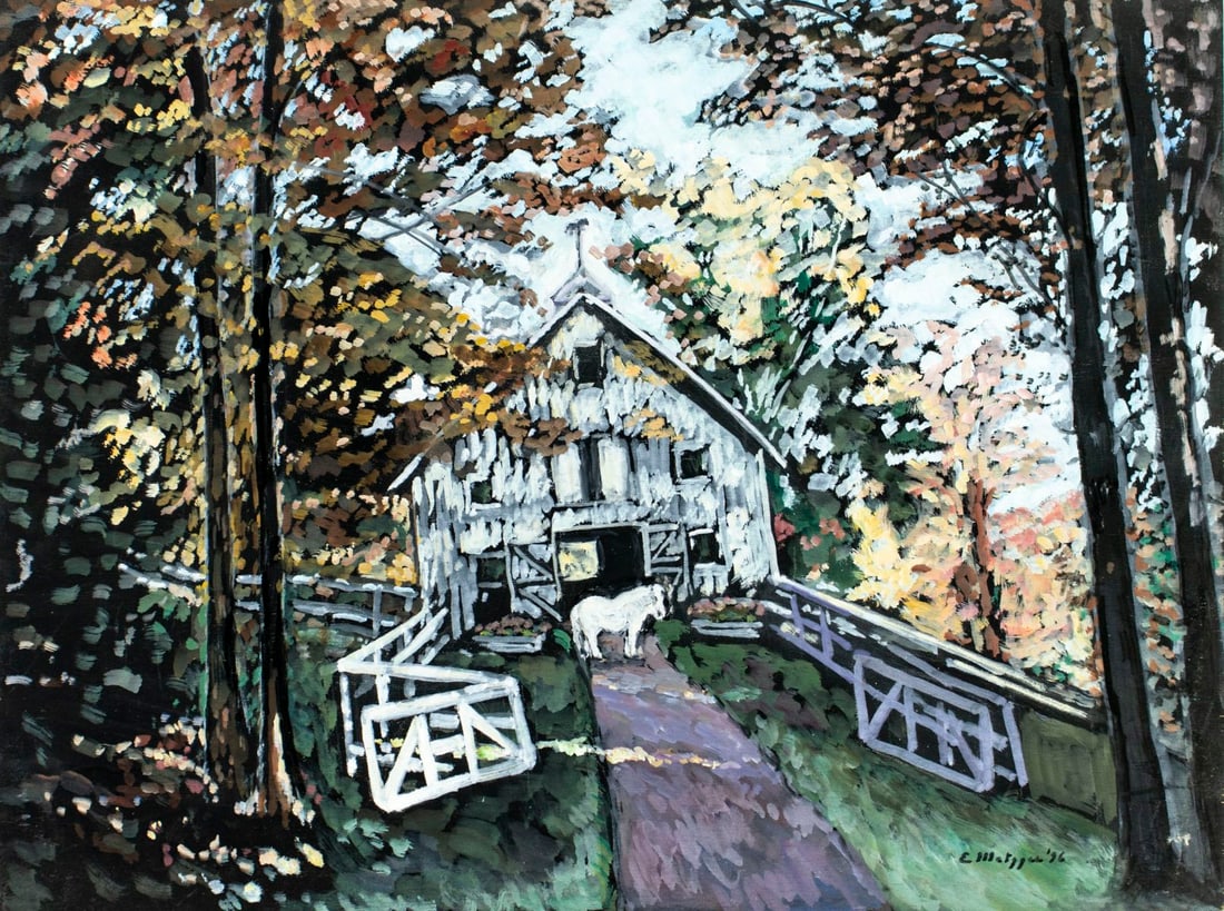 Evelyn Metzger (NY,Brazil,1911-2007) oil painting - 3