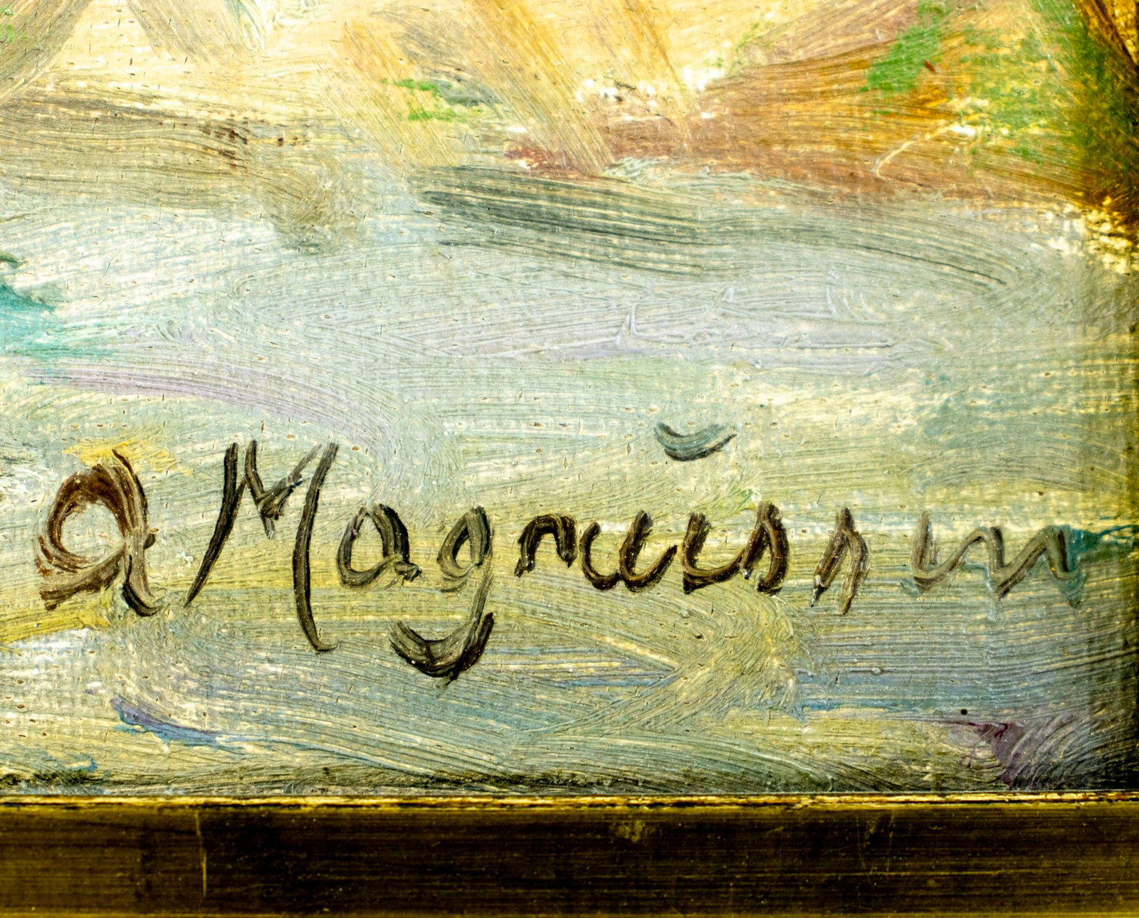 Arne Magnussen (Denmark,1890-1963) oil painting - 4