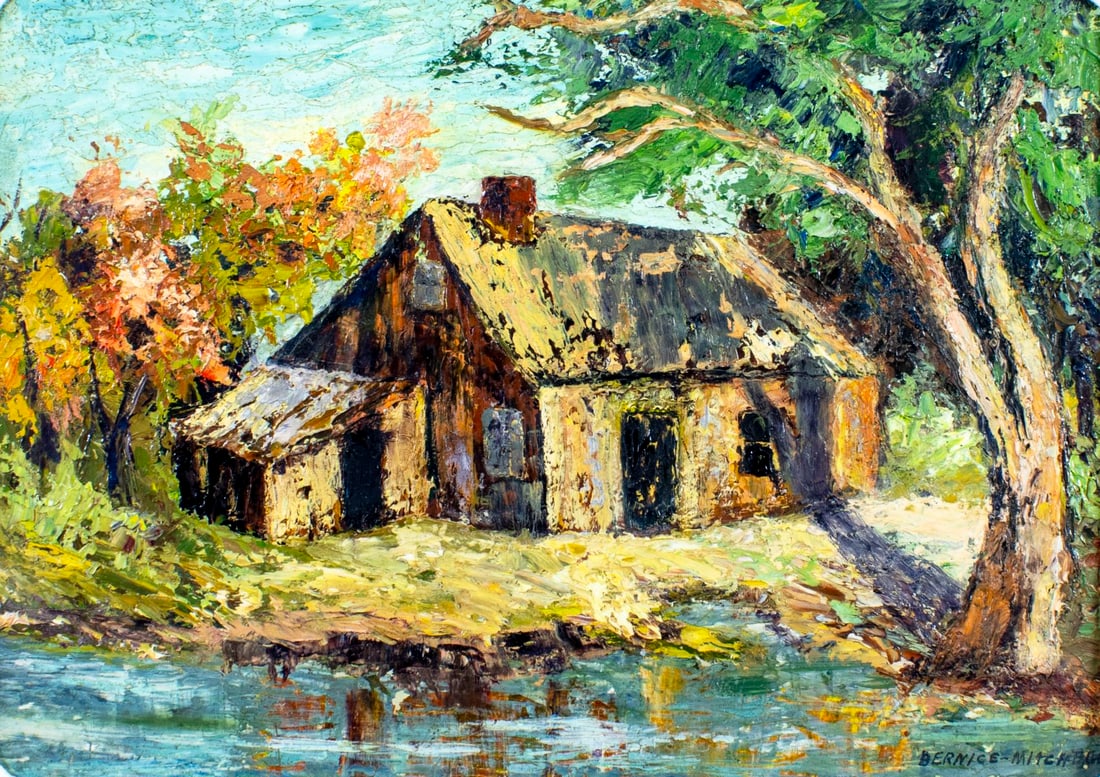 Bernice Mitchell (CA,mid 20C) oil painting (1 of 14)