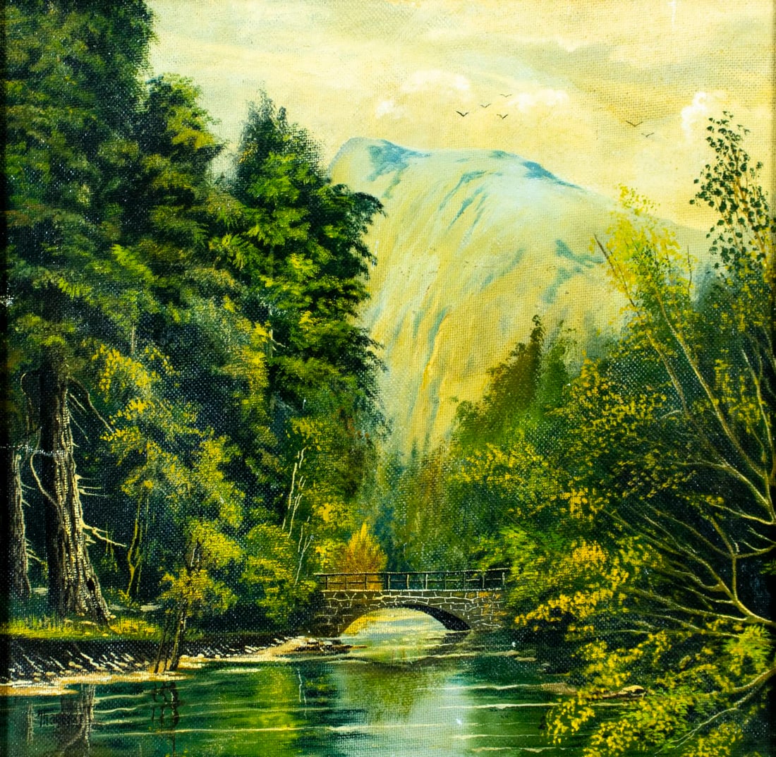 Thayer (US,20C) oil painting (1 of 12)