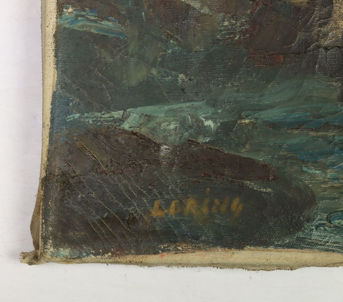Loring (US,mid 20C) oil painting - 10