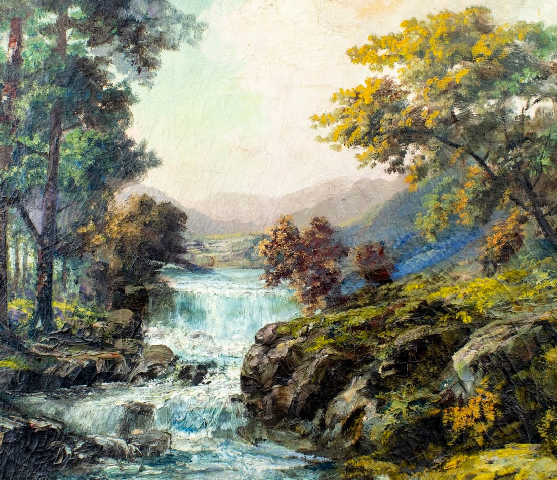 Loring (US,mid 20C) oil painting - 5