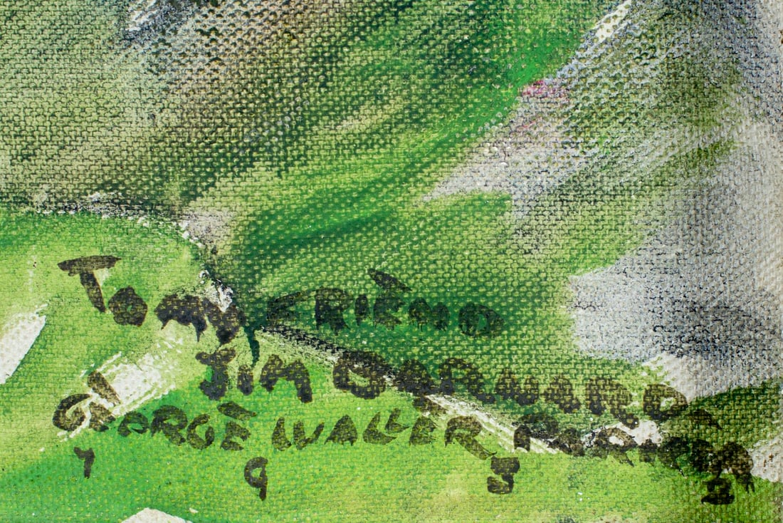 George Waller Parker (NY,MA,1888-1957) oil painting antique - 4