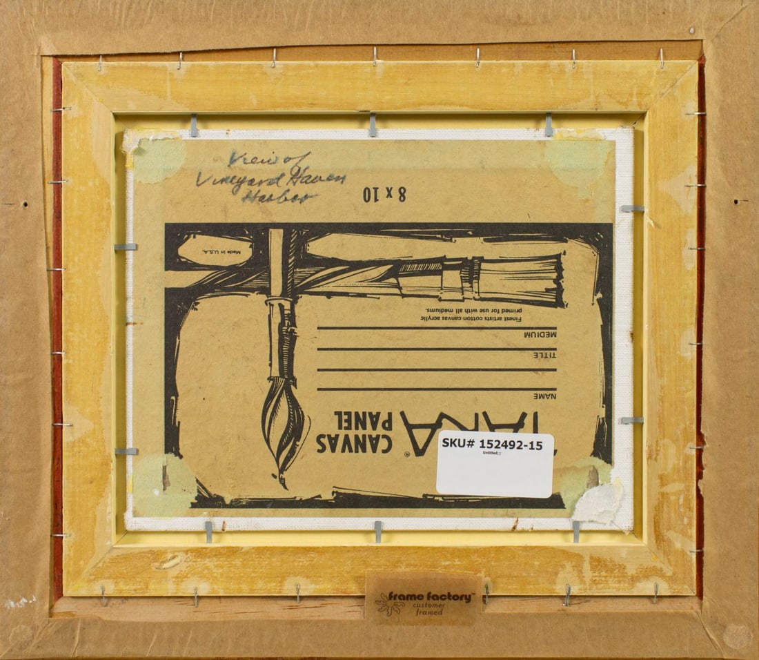 Abraham J Silverman (FL,?-2007) oil painting - 9