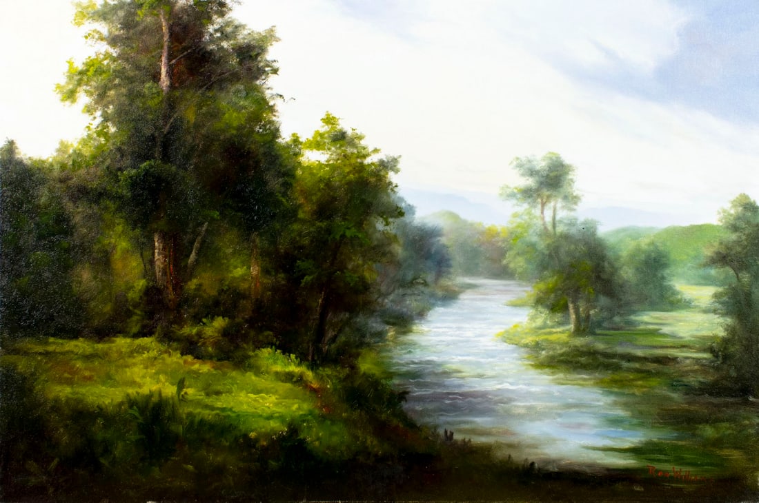 Ron Williams (TN,1947-2016) oil painting (1 of 12)