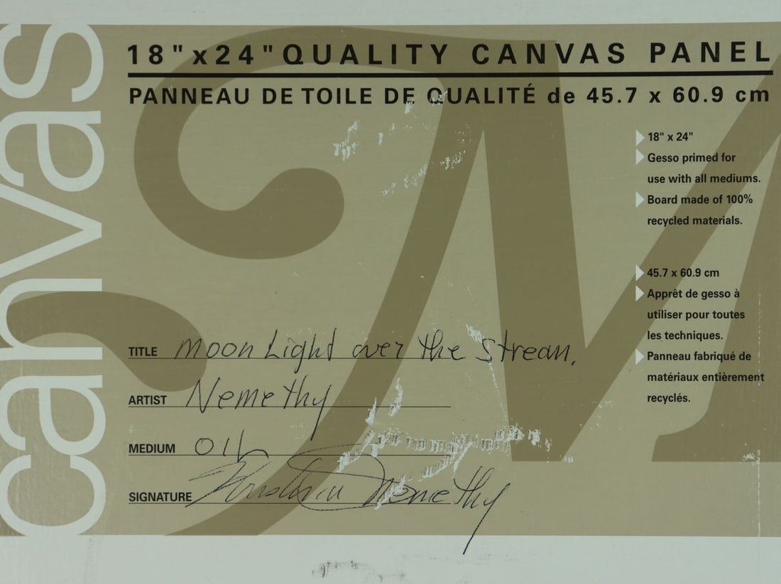 Kristina Nemethy (NY,b 1950) oil painting - 13