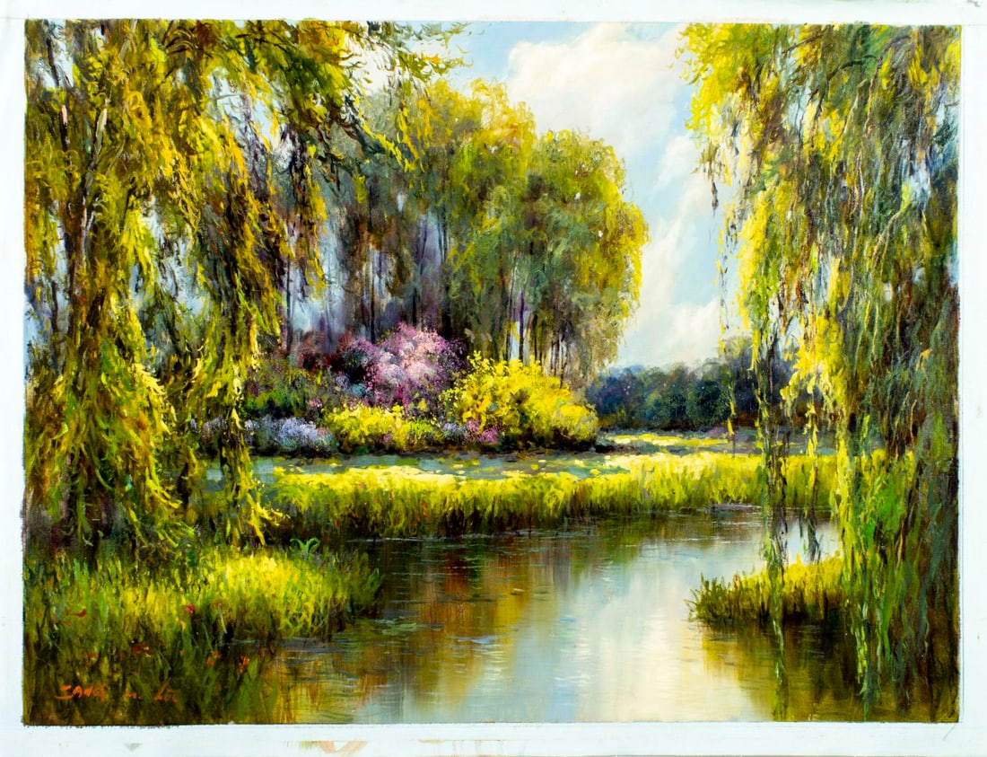 Sang M Lee (South Korea,US,b 1949) oil painting - 3